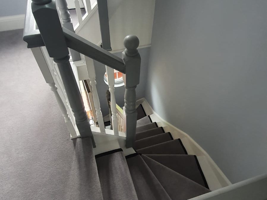 `Victoria Carpets Fitted in Bedroom and Stairs Runner, Moor Park