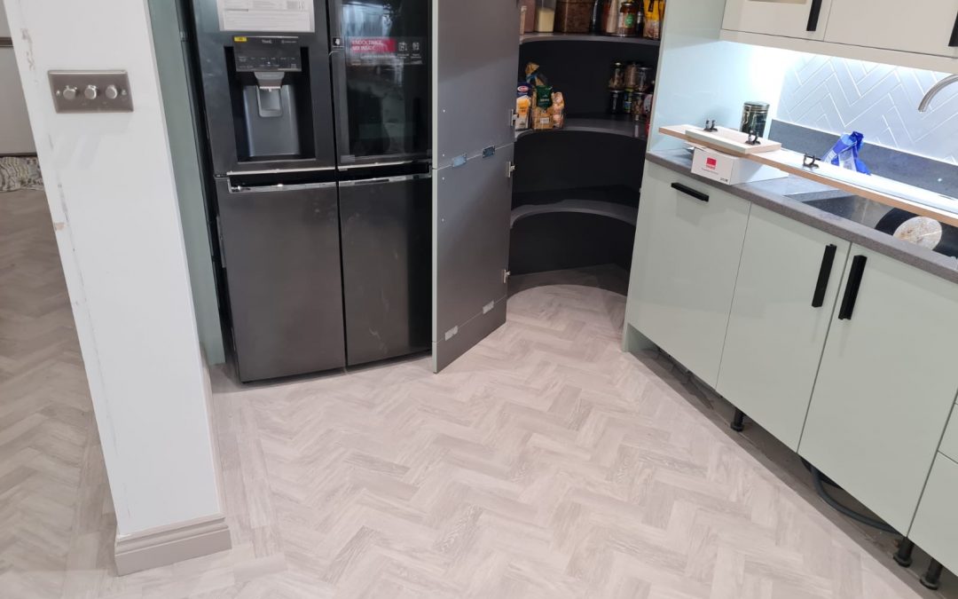 Amtico Flooring in Kitchen/Diner & Lounge, Eastcote