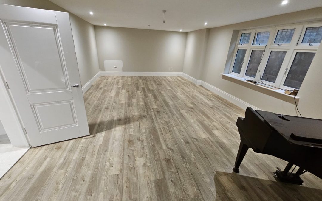 Amtico Flooring in Kitchen,Hall & Playroom, Northwood